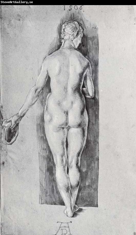 Albrecht Durer Nude Seen From Behind